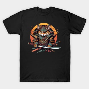 samurai cat T-Shirt